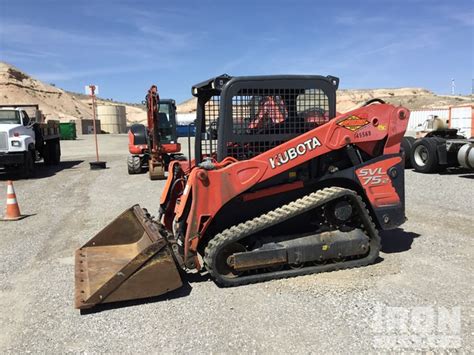 2014 kubota svl75 2 compact track loader|kubota svl75 bucket size.